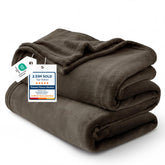 Bedsure Gentlesoft fleece blanket close-up shows plush fabric for cozy warmth