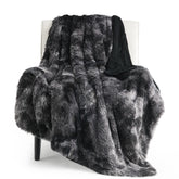 Bedsure GentleSoft fluffy blanket on a sofa for cozy movie nights