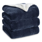 Bedsure GentleSoft Sherpa blanket top view for inviting warmth