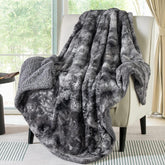 Bedsure GentleSoft Sherpa Fluffy Throw reversible close-up for cozy evenings