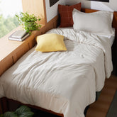 Bedsure twin-xl comforter beige in soft microfiber for year-round comfort