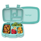 Bentgo Kids 5-compartment Bento Lunch Box showing portioned trays for ages 3 to 7.