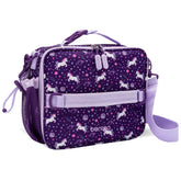 Bentgo Kids Unicorn lunch bag front view showing cheerful design for school meals