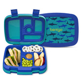 Bentgo Kids Sharks lunchbox with five compartments designed for balanced meals
