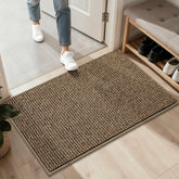 BEQHAUSE entryway rug flat weave keeps dirt at bay and floors protected