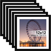 BESCRCL 12x12 black frame six-pack showing MDF construction for durability