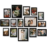 BESCRCL 8x10 black frame for gallery wall display with real glass