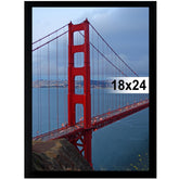 BESCRCL 18x24 frame black front displays a vivid photo for wall display.