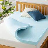 Best Price Mattress 3-inch ventilated topper on bed delivers cooling comfort.