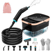 Bestbuy8 handheld steam cleaner front view showing compact design for versatile cleaning