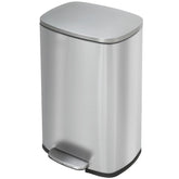 BestMassage 13-gallon trash can with lid seals odors in the kitchen.
