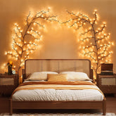 Bexdir Enchanted Willow Vine Lights 9-5ft glow along wall for cozy spaces
