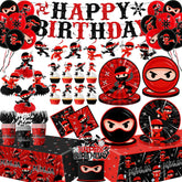 Bezkega Ninja party plates provide sturdy, convenient dinnerware for themed celebrations.