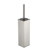 BGL brushed nickel toilet brush holder with square design for neat bathroom organization