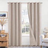 BGment 100% blackout curtains two-panel set for full privacy