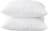 BHZ king size pillows close-up showing fluffy down for luxurious comfort.