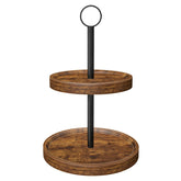 BIGNEWWANG tiered tray stand with two tiers for versatile display and organization.