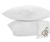 BIOWEAVES pillow protector with zipper closure protecting a standard 20x26 pillow