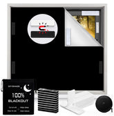 BirdNest 100% blackout magnetic window shade blocks light for deeper sleep.