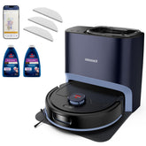 Bissell FurForce robot vacuum side view showing pet hair pickup