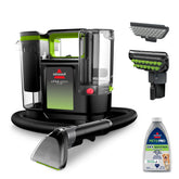 BISSELL Little Green Max Pet SmartMix cleaner shows portable cleaning for pet messes