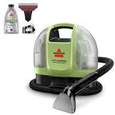 Bissell Little Green Mini cordless cleaner with hose tool for upholstery cleaning