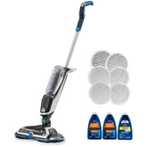 Bissell SpinWave cordless hard floor cleaner front view shows clean surfaces.
