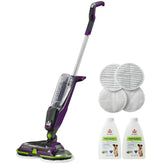 Bissell SpinWave cordless PET mop front view for easy floor cleaning