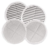 Bissell SpinWave soft touch pads for gentle cleaning on hard floors.