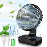 Bistfy Desk Fan 5.5-inch wide-angle oscillation for even desk airflow