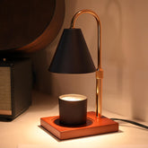 BJFFN Candle Warmer Lamp front view with dual bulbs for flame-free fragrance