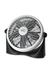 BLACK+DECKER high velocity floor fan front view showing overall build and size for living spaces