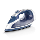 BLACK+DECKER ICR16X cord-reel iron ready for daily ironing with easy glide.