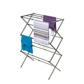 BLACK+DECKER folding drying rack in compact fold for easy storage after use