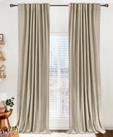Blackout Shield curtains front view demonstrating total room darkening