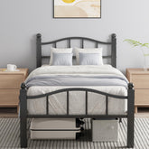 Blbeed metal twin bed frame with quiet design for disturbance-free nights