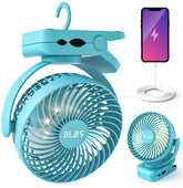 BLBS clip-on fan demonstrates tent-friendly cooling with long battery life.