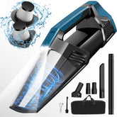 Blestan cordless car vacuum with LED light illuminates tight corners for precise cleaning