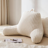 Blissful Diary reading pillow backrest supports comfortable reading in bed and on the sofa.