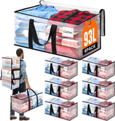 BlissTotes 6-Pack with backpack straps for hands-free moving up stairs.
