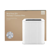 Blueair Blue Pure 211+ replacement filter showing carbon layer for odor reduction.