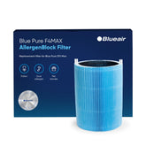 Blueair Blue Pure 411 Max AllergenBlock filter front view reduces pollen and pet dander