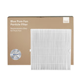 Blueair Blue Pure Fan replacement filter reduces pollen and dust quickly.