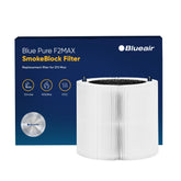 Blueair SmokeBlock replacement filter closeup with activated carbon for wildfire smoke