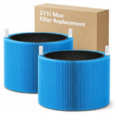 Bluearks Blue Pure 211i Max allergenblock filter front view for enhanced particle capture.