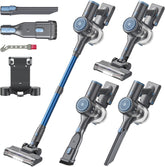 BlueEpic cordless vacuum 45kPa suction powering deep cleaning on carpets