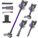 BlueEpic cordless vacuum with powerful suction for carpets and hard floors.