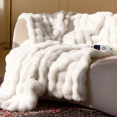 Blunique electric heated blanket ambience warmth on a cozy bed