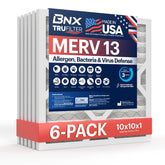 BNX TruFilter six-pack for HVAC systems supports cleaner air.