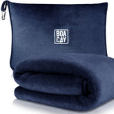 BOACAY soft warm travel blanket in 40x63 inches delivers cozy warmth on flights